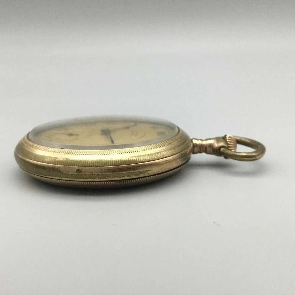 1921 Illinois Aristocrat Grade 405 Pocket Watch Men 47mm Gold Filled Manual Wind